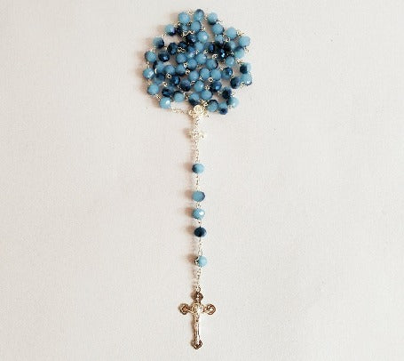 blue rosary order online japamala chain order online kingnqueenz