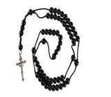 Medium beads rosary black japamala online kingnqueenz