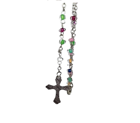 small japamala rosary multicolour kingnqueenz