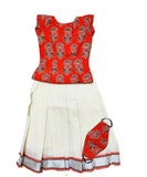 Full Skirt Blouse Set Kerala (Full Pavaada)