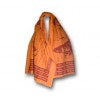 Saffron Prayer Shawl Meditation Scarf