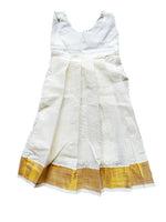 Long Skirt Kerala Silk Blouse for Kids