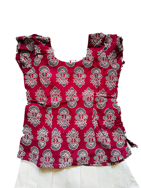 Violet Embroidery Skirt & Blouse – YoshnasByEla