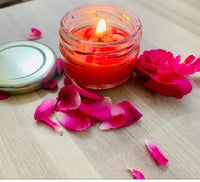 Rose Candles -Ayur Bliss Rose Flower